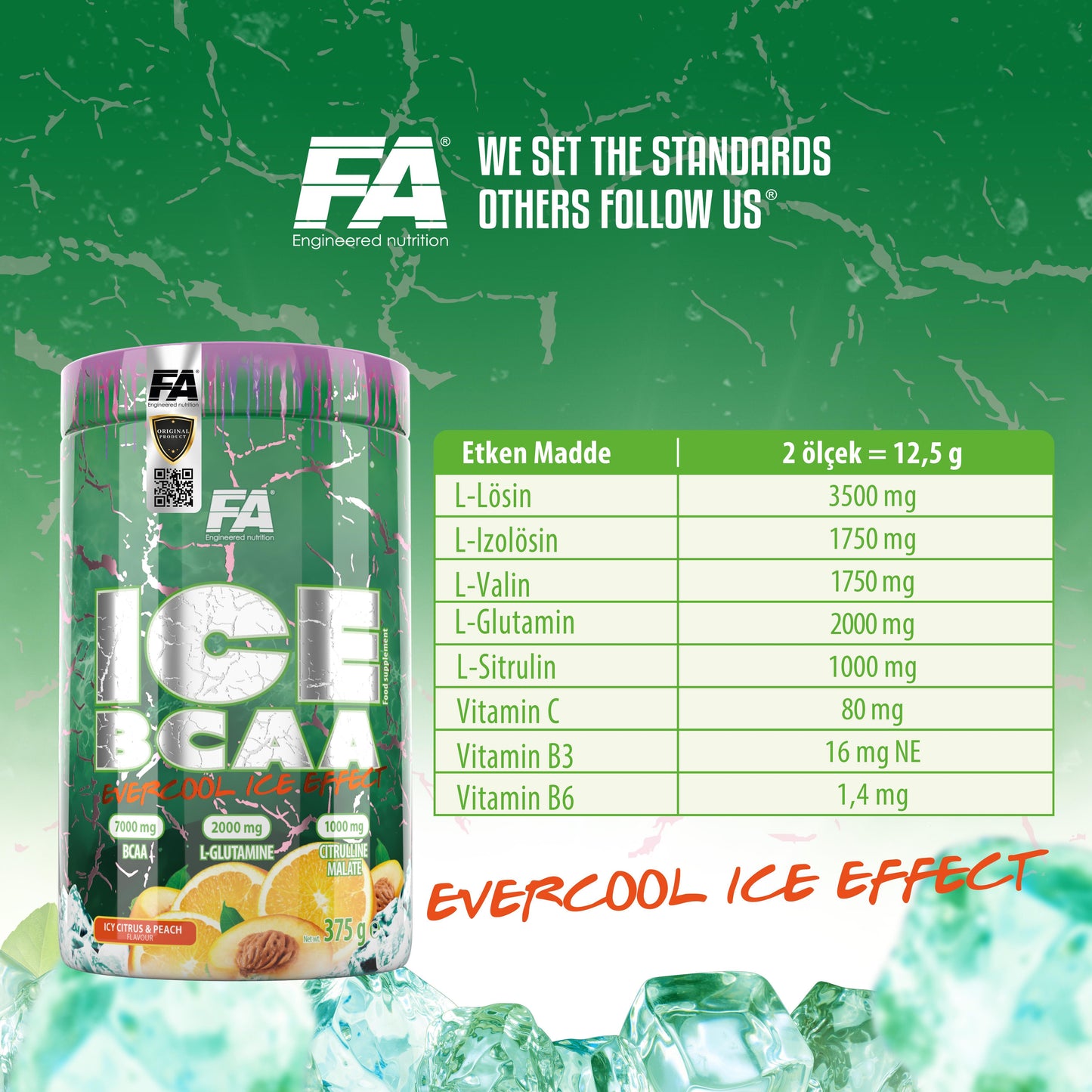 Fa Nutrition Ice BCAA 375 gr