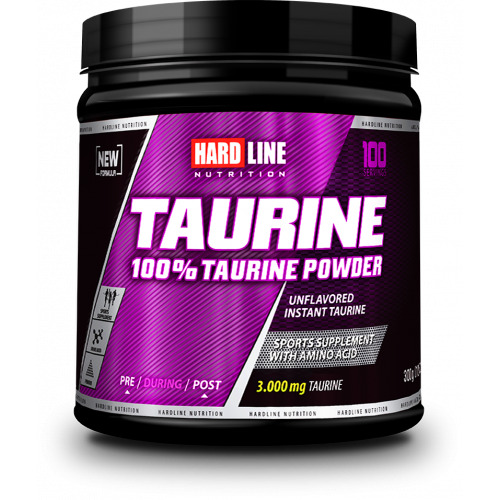 Hardline Taurine 100% Powder 300 Gr