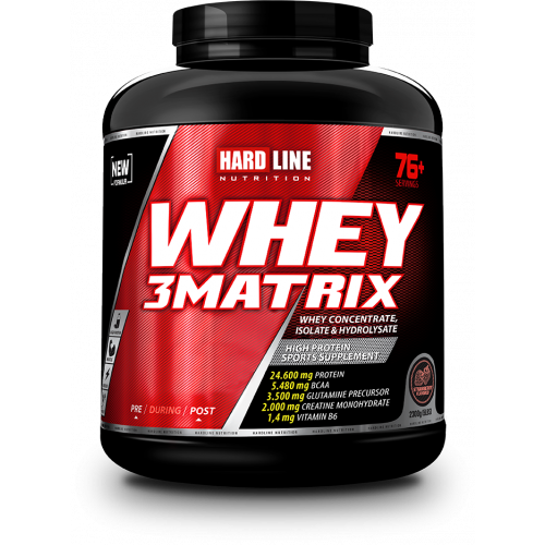 Hardline Whey 3Matrix 2300 Gr Çilek