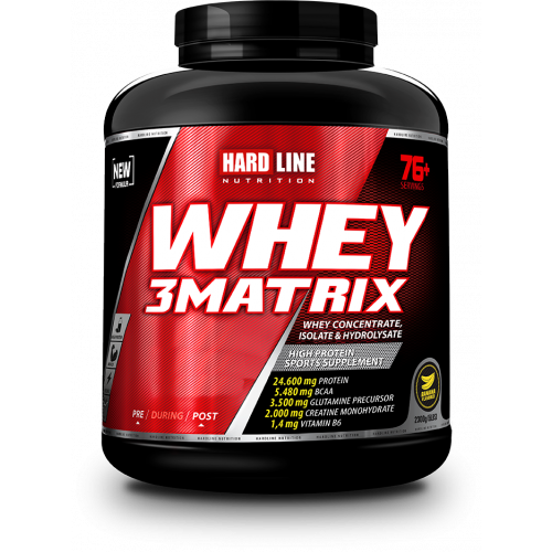 Hardline Whey 3Matrix 2300 Gr Muz
