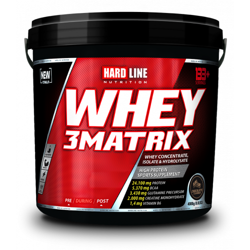 Hardline 3 Matrix Whey Protein Çikolata 4000