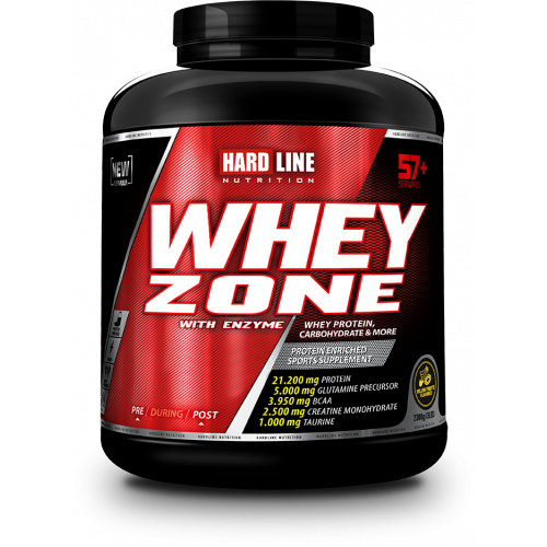 Hardline Whey Zone Sarı Meyve 2300 Gr