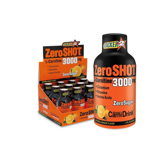 Zero Shot 60 mL 3000Mg L-Carnitine 12 Adet